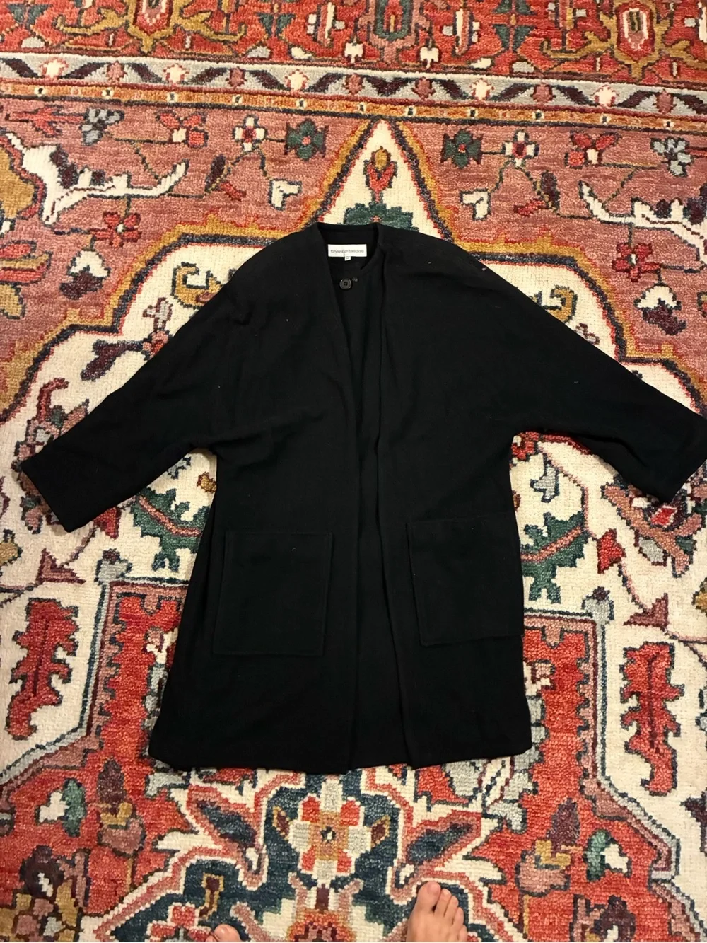Black Long Cardigan Tony Lambert